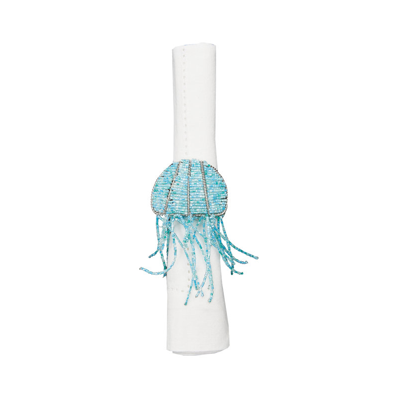 Beaded Jellyfish Napkin Ring