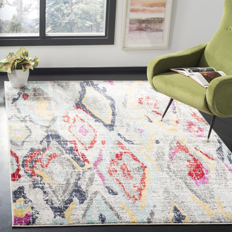 Muniz Performance Abstract Rug, Rectangle 6' x 9'