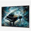 Piano abstrait II - musique, art mural acrylique-101524111
