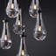 Lustre en forme de goutte 7 lumières à intensité variable (ampoules incluses)-753203704