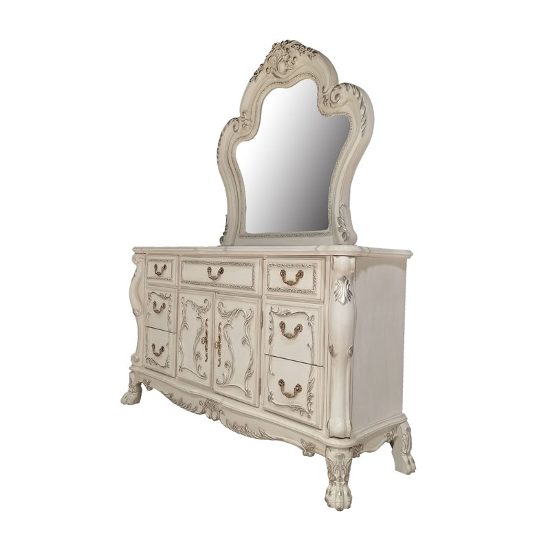 Commode ACME Dresden, finition blanc os