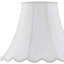 Abat-jour cloche en lin blanc