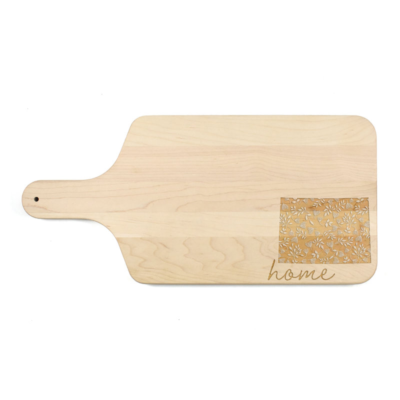 Floral Home State - Colorado Cutting Board
