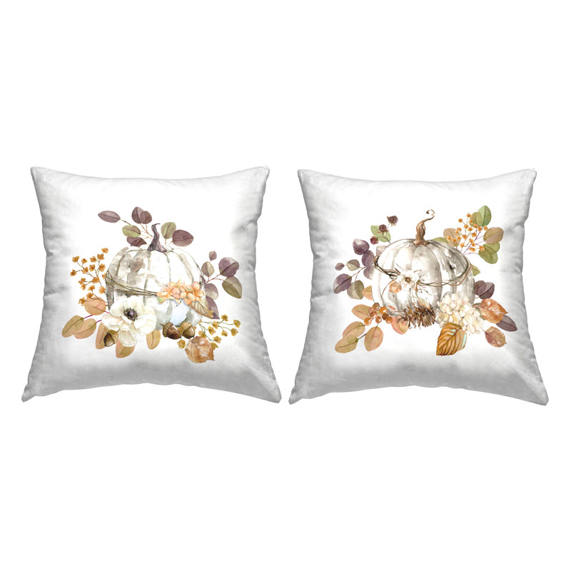 Polyester Throw Square Pillow Cover & Insert