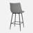 PU Leather Upholstered Counter & Bar Stool with Metal Legs-1552994417
