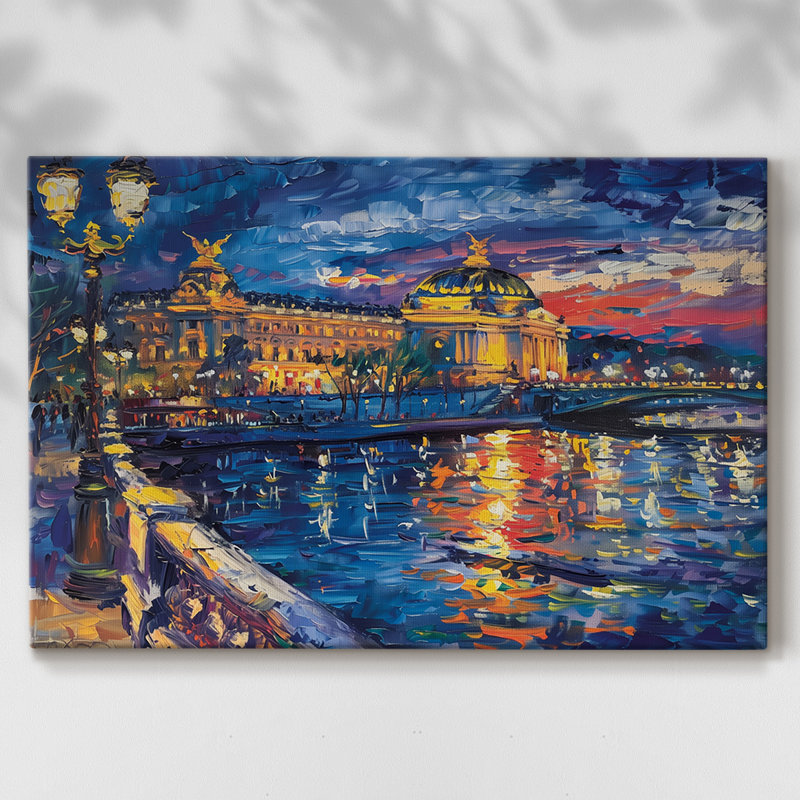 Landscape Series-CXIII - Cavas enveloppés de galerie, 24 x 36