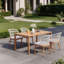 Ensemble repas extérieur pour 4 personnes avec coussins 4 personnes