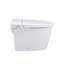 Toilette intelligente avec siège chauffant, ralentissement silencieux, nuit. Céramique blanche, hauteur de 18,72 po, profondeur de bidet de 30,9 po, lavage de balançoire, télécommande. 15,93 po de largeur,