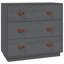 Solid Wood 80 cm W Chest of 3 Drawers-1482844635