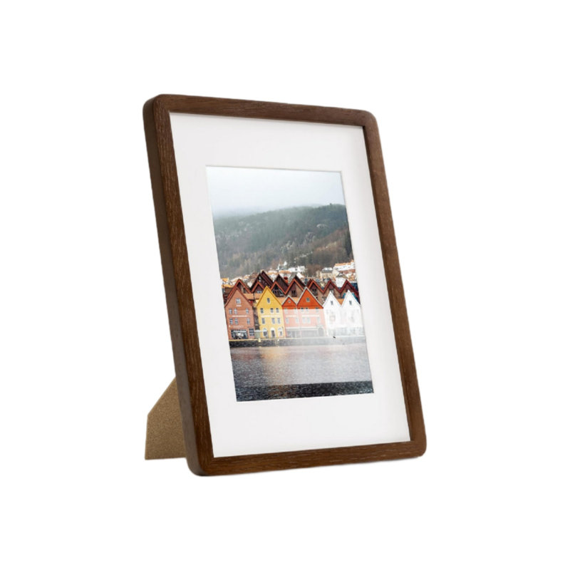 Solid Wood Single Picture Frame - Frames Included: 1, Brown