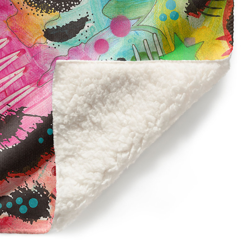 Couverture sherpa doux , 68 po x 80 po