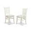 Ensemble de salle à manger 9 pièces comprenant une table de salle à manger rectangulaire avec rallonge papillon et 8 chaises de cuisine en lin, blanc lin-461785730-461785790
