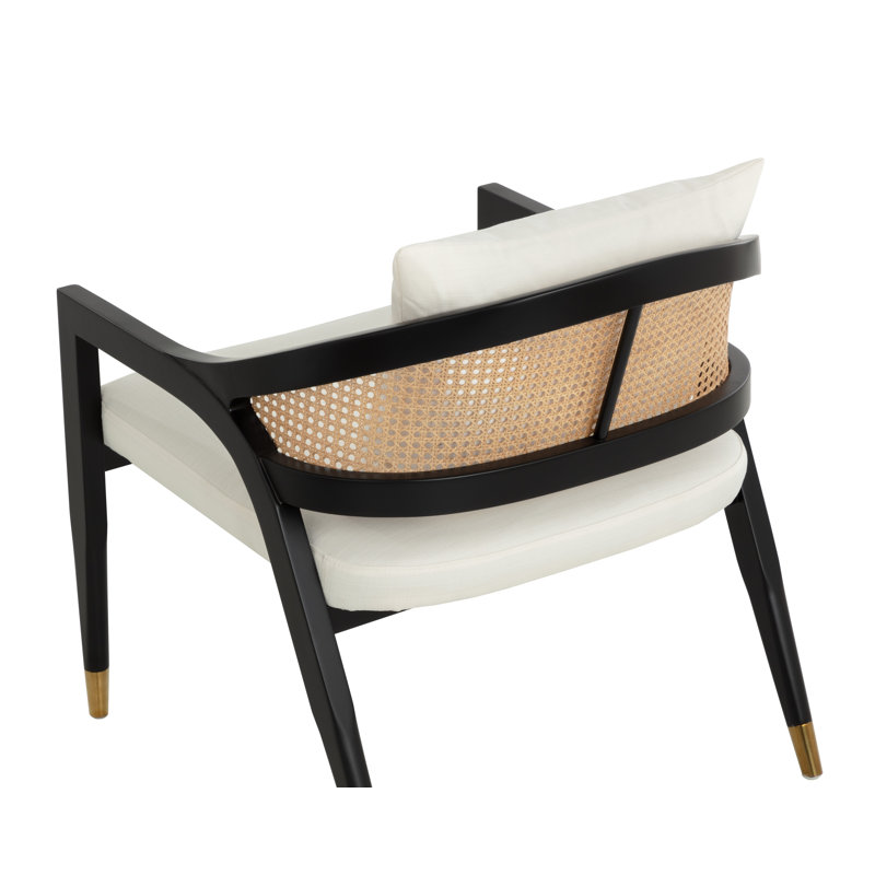 Daltry CAL117 Compliant 26'' Wide Lounge Chair - White, White Polyester