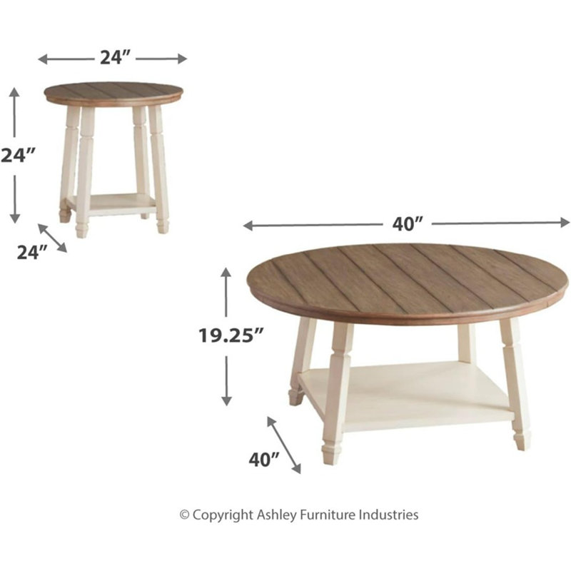 Ensemble de tables basses 3 pièces Hackett