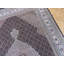 Tapis en laine rouge/gris 6 pi 9 po x 10 pi 1 po one-of-kind-noué la à la main Beaton