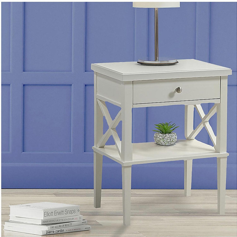 Madison White Nightstand