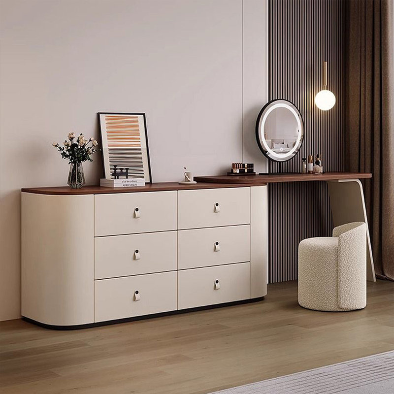 Makeup Vanity with Light mirror,6 drawers,1 chair