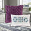 Ensemble de literie mauve, en microfibre de polyester, hypoallergénique, idéal pour la maison