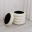 39cm Wide Pouffe Ottoman with Storage