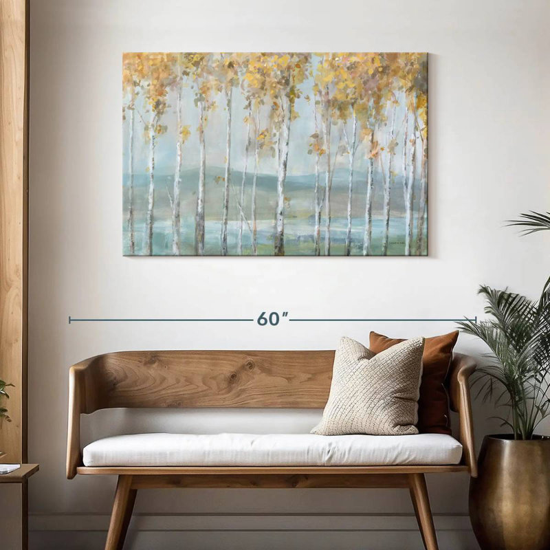 Alvord Lakeview Birches, H 30 po x l 45 po