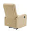 Fauteuil inclinable contemporain en similicuir beige Dormi par Lumisource