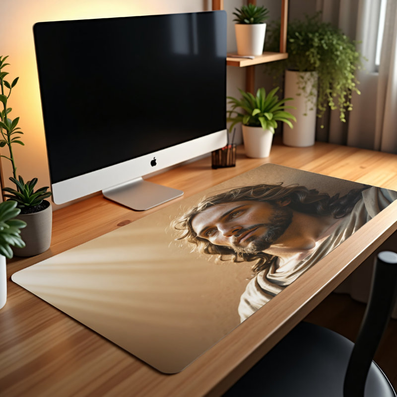 Polyester Desk Pad, 23.6x13.8