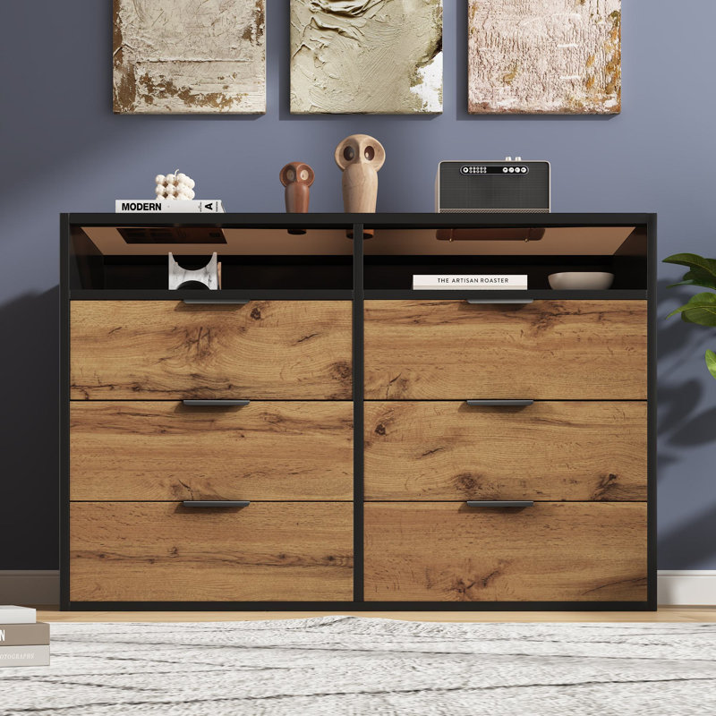 Sideboard Cabinet with Storage Drawers and Shelves