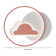 20" Modern Pink/White Cloud Dimmable LED Ceiling Light With Remote Control