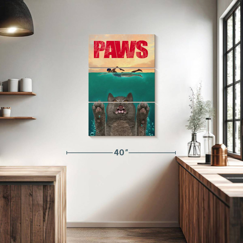 Ketti Paws I, 38" H x 24" W