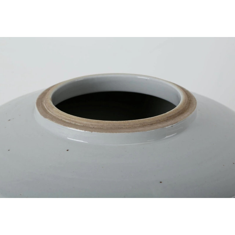 Pot en porcelaine blanc cassé 13,3 po Gadberry