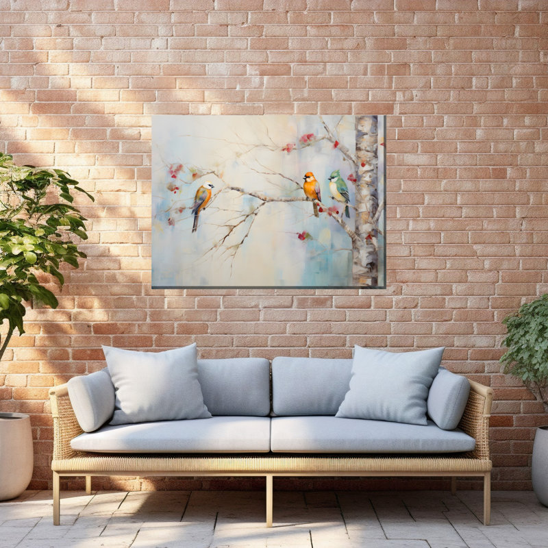 Art extérieur sur toile Birch Buddies
