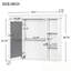 Meuble mural Tiltonsville avec porte miroir et tablettes ouvertes-1270045122