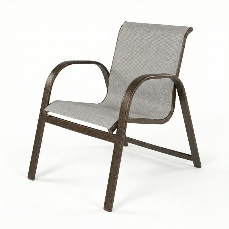 Chaise avec accoudoirs, Harnais gris colombe / Âge du bronze