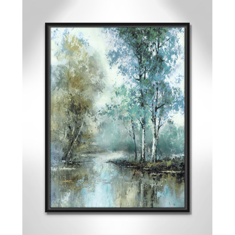«Spring's Grace I Print» par T.C. Chiu, Noir, H 25,5 po x l 19,5 po
