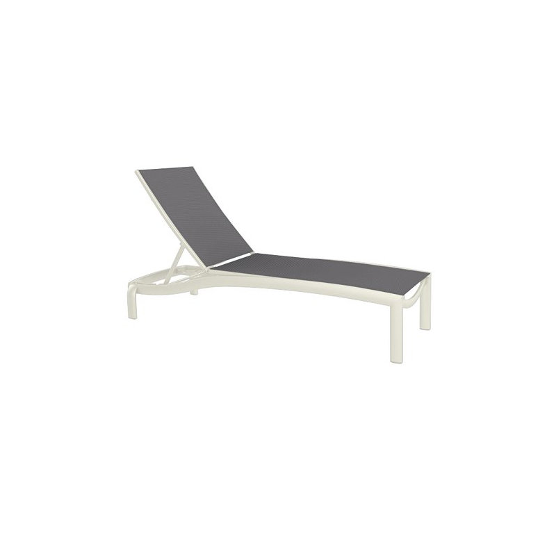 Kor Outdoor Chaise Lounge, Parchment, Rincon
