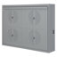 Lit escamotable double pleine grandeur, gris-585606327-585606324