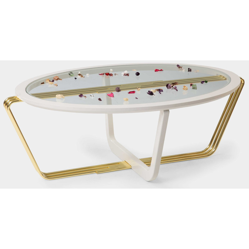 Ensemble table basse et table d'appoint Harp Set Xareni