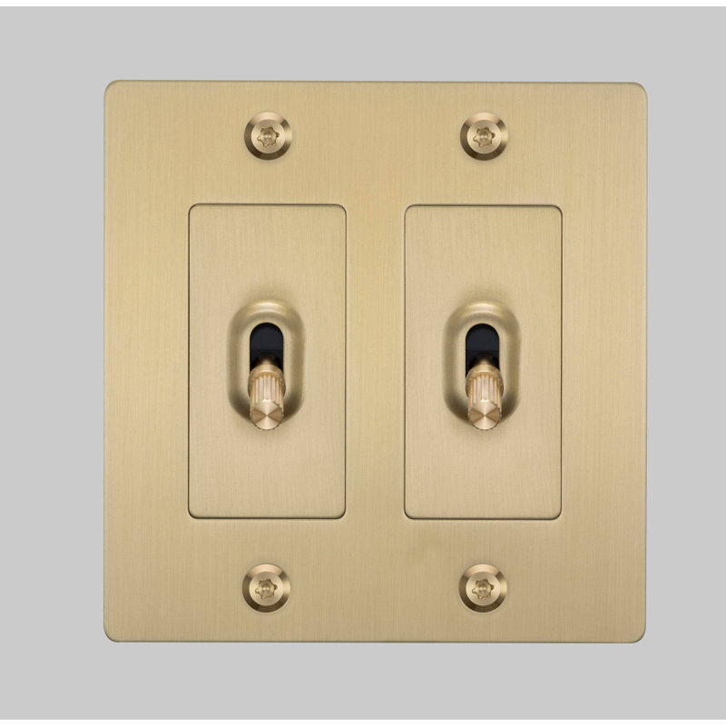 2G Toggle / Linear / Without Logo, Brass