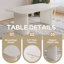 Ensemble de salle à manger rectangulaire à double piédestal avec table de salle à manger de style crème-1947038669-1947038670-1947038711