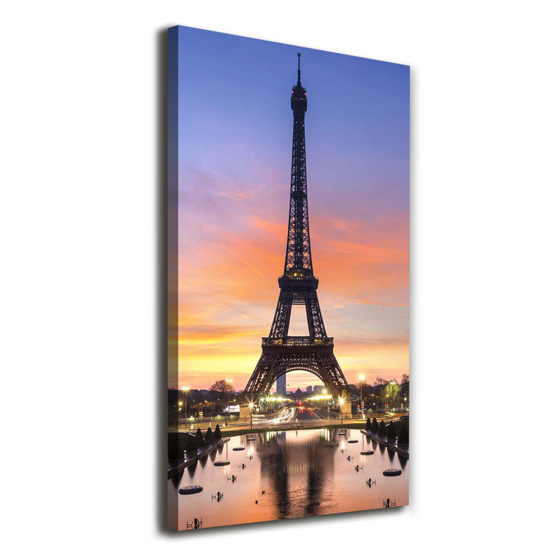 Eiffel Tower Paris - Wrapped Canvas Print