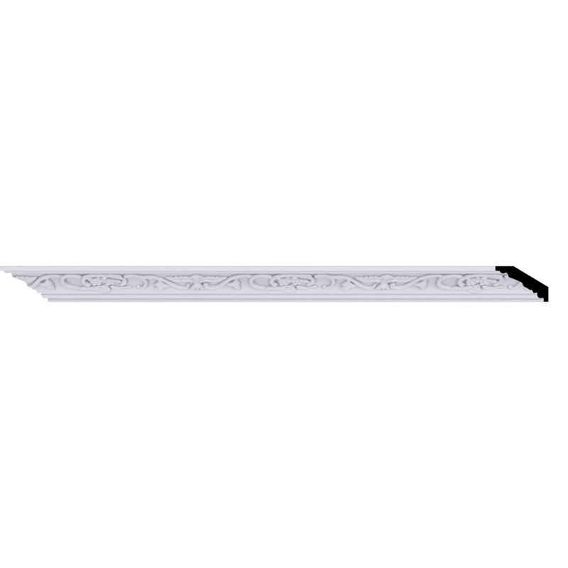 Moulure couronnée H 2 3/4 po x P 1 1/2 po x P 3 1/8 po x L 94 1/2 po