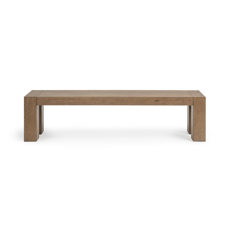 Bristol Reclaimed Oak Dining Bench, Café Brown, Café Brown