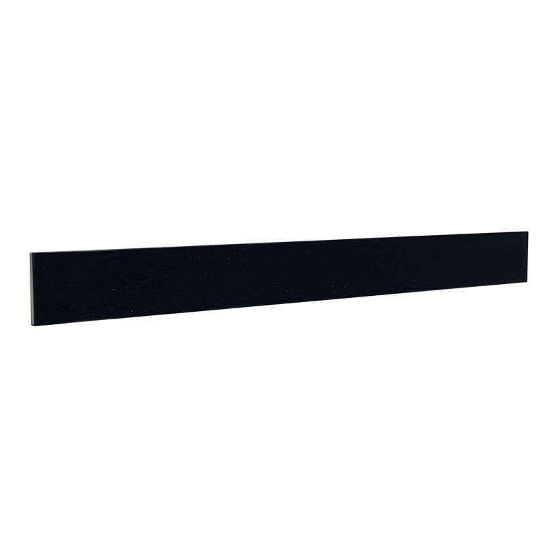 Dosseret en pierre 48 po, Granite noir Galaxy