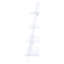 Bibliothèque contemporaine en acrylique transparent Office - 4 tablettes pour bureau