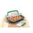 BergHOFF Perfect Slice 3pc 13x9" Covered Rectangular Cake Pan with Tool, Green