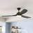 Mercer41 56 Inch Gold Ceiling Fan With Light 3-Blade Modern Smart Reversible Ceiling Fan-896544179
