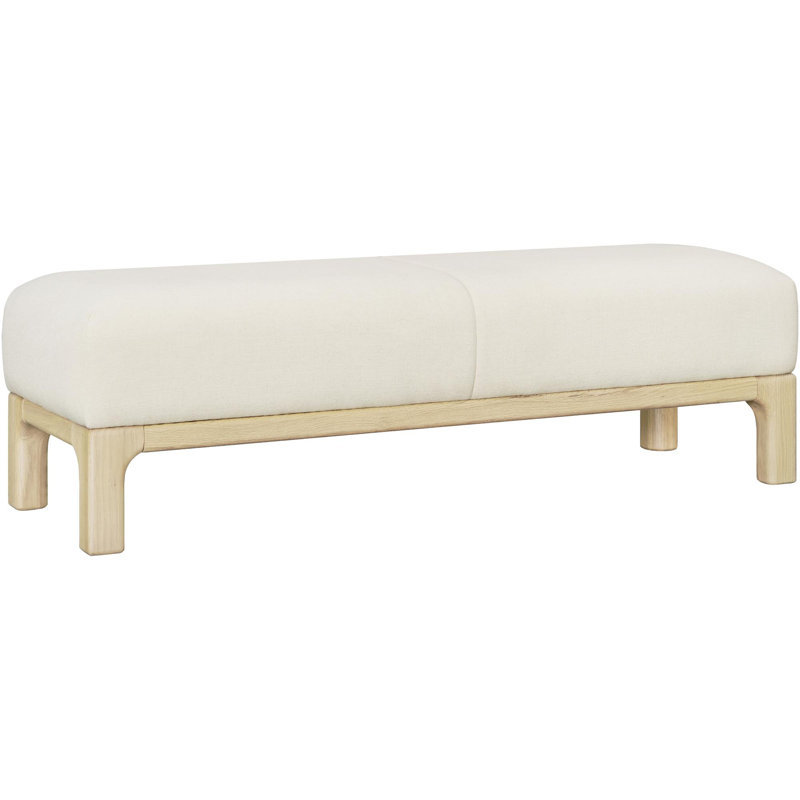 Becki Owens x Surya Bradly Bench, Natural, Beige