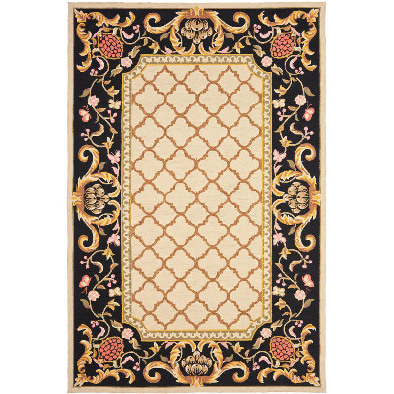 Eddings Hand Hooked Performance Oriental Rug, Rectangle 8' x 10'