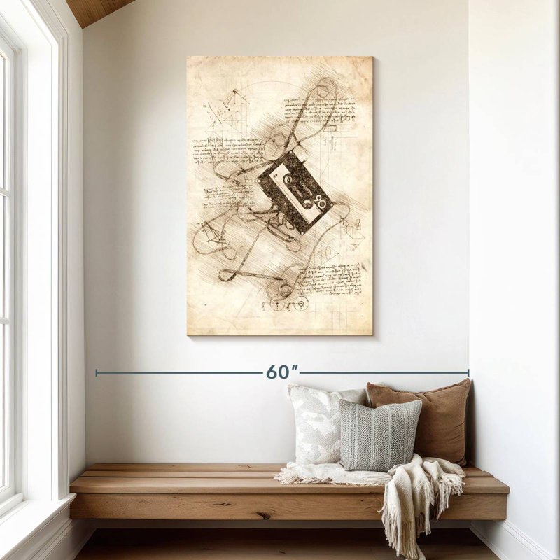 Abarca Cassette Tape, 45" H x 30" W
