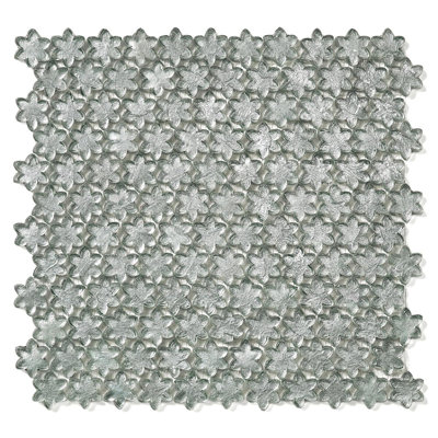 Sauco Petites Fleurs Glass Mosaic